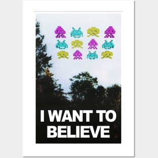 Believe Invaders Posters and Art